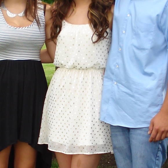 White polka dot dress from Francescas - Picture 1 of 4